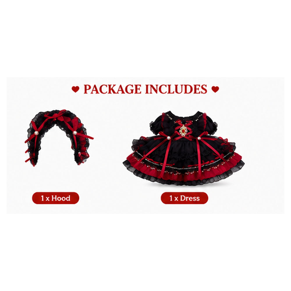 Gothic Princess 400% doll Dress Set