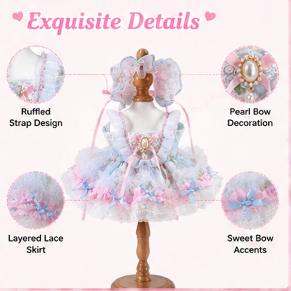 40cm Cotton Doll,Wings, Lolita Dress, Doll Costume  400% Doll Outfit, Dreamy Gradient