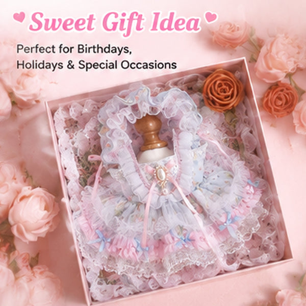 40cm Cotton Doll,Wings, Lolita Dress, Doll Costume  400% Doll Outfit, Dreamy Gradient