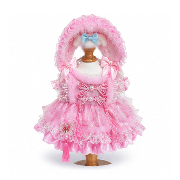 Pink outfit for 400% dolls，40cm Doll Fairy Princess Dress Set