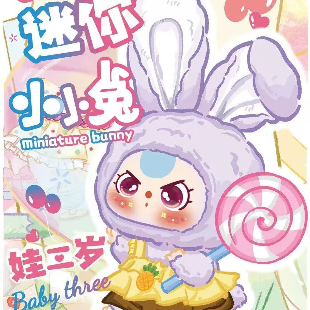 Baby three mini Tiny Rabbit Plush