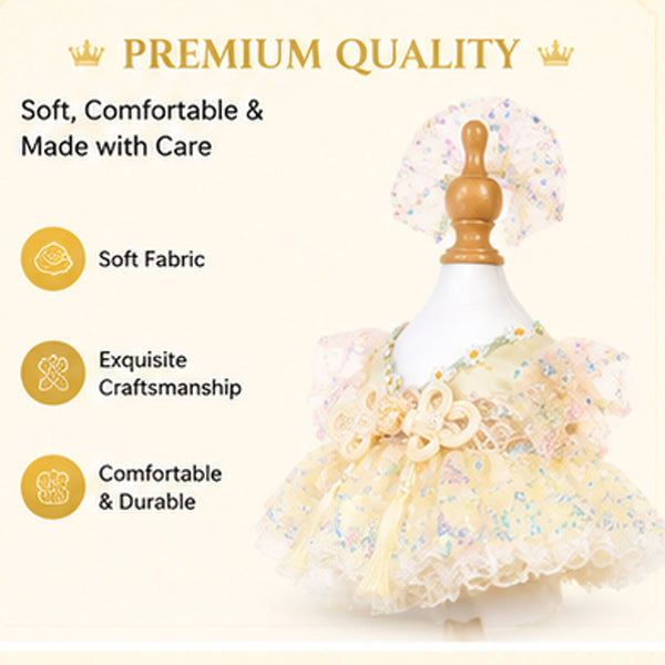40cm Chinese-Inspired Doll Dress – Elegant Oriental Fairy Outfit
