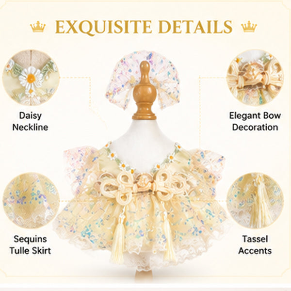 40cm Chinese-Inspired Doll Dress – Elegant Oriental Fairy Outfit