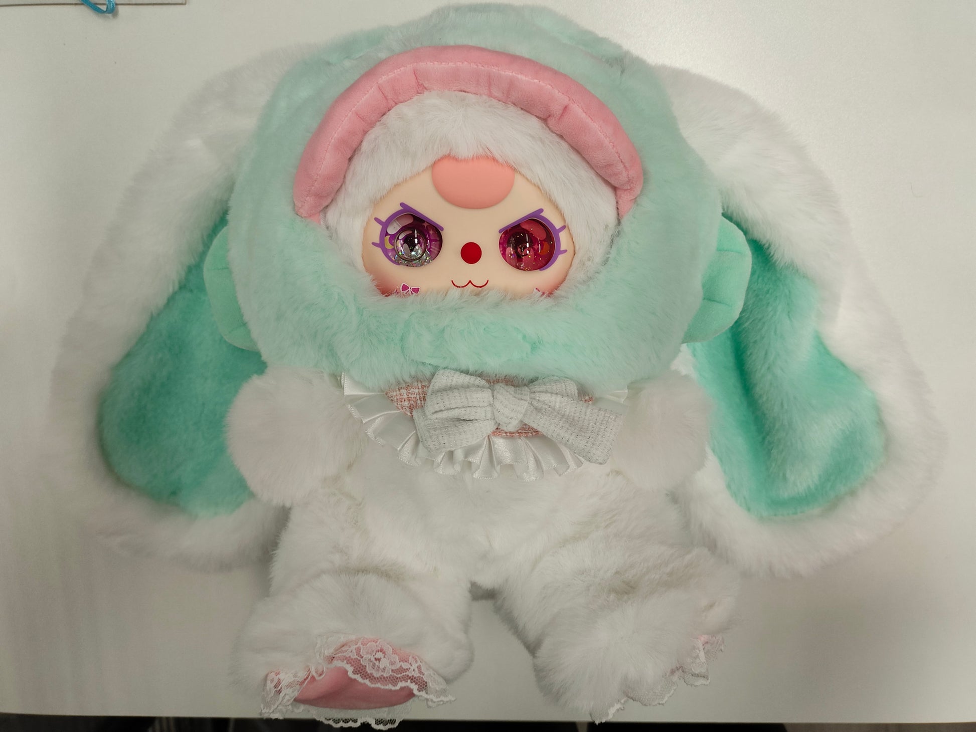 BB3 Tired Fish : A Fluffy Daydream in Mint & Pink